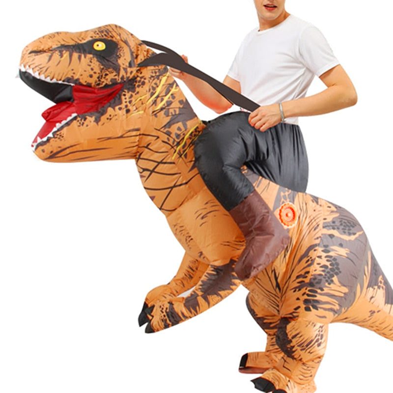 Costume Dinosaure Gonflable Marron