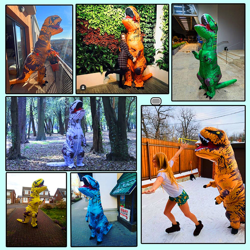 Costume Dinosaure Glacial Réaliste - Le T rex francais