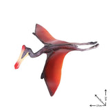 Figurine Dinosaure Anhanguera Rouge