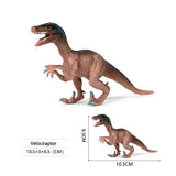 Jouet Dinosaure velociraptor bleu
