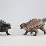 Jouet dinosaure ankylosaure réaliste rouge détaillé