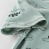 Manche t-shirt dinosaure