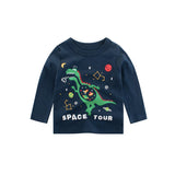 T-shirt dinosaure galaxy enfant