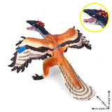 dinosaure Archaopteryx rouge