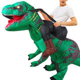 Costume Dinosaure Gonflable vert