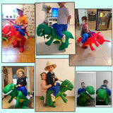 Costume dinosaure gonflable enfant
