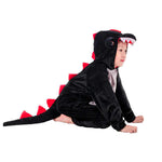 Costume dinosaure noir enfant