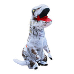 Costume dinosaure t-rex blanc