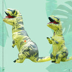 Costume Dinosaure T-rex jaune