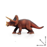 Dinosaure Figurine Triceratops Marron