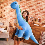 Peluche Dinosaure <br/> XXL Diplodocus Bleu