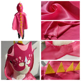 Enfant costume dinosaure rose