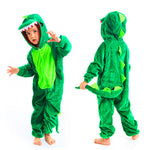 Enfant costume vert dinosaure