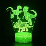 Lampe 3D dinosaure chambre