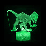 Lampe dinosaure 3d raptor