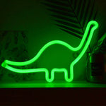 Lampe dinosaure néon
