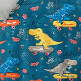 Parure de lit dinosaure skate