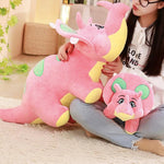 Peluche Dinosaure Claire rose