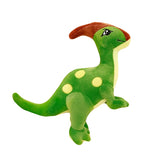 Peluche dinosaure enfant Parasaurolophus Bleu