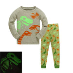 Pyjama dinosaure préhistoire fluo