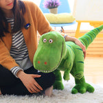 Dinosaure peluche vert