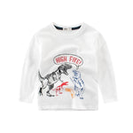 T-shirt dinosaure blanc