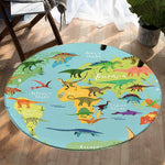 Tapis Dinosaure Monde enfant