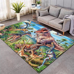 Tapis Dinosaure Théropode design