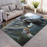 Tapis Dinosaure qui attaque