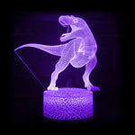 lampe dinosaure violette