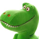 tete t rex vert peluche 