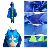 enfant costume dinosaure bleu