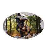 tapis dinosaure rond 3d enfant