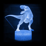 lumiere t-rex bleu